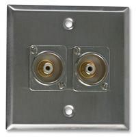 WALL PLATE, 2X RCA PSG08161