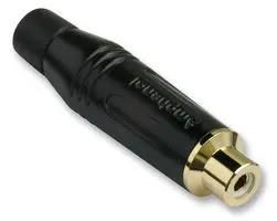 SOCKET, PHONO, BLACK ACJR-BLK