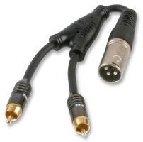 ADAPTOR LEAD, XLR TO 2X PHONO PSG02976