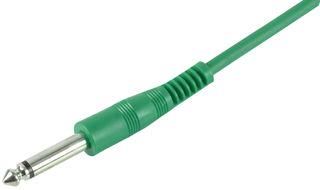 6.35MM JACK GUITAR LEAD, 6M, GREEN PLS00403