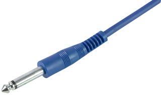 6.35MM JACK GUITAR LEAD, 6M, BLUE PLS00404