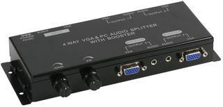 VGA DISTRIBUTION AMP + BOOSTER, 4 WAY PSG03717