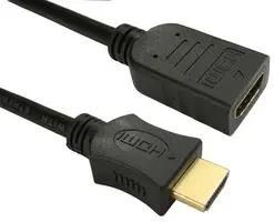 1M HS HDMI WITH ETHERNET M - F BLACK 99HDHS-401