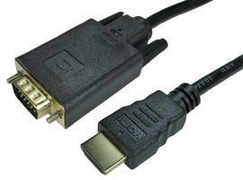 1M HDMI TO VGA CABLE GOLD PLATED 77HDMIVGCAB011