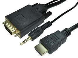 1.8M HDMI TO VGA CABLE W AUDIO CABLE 77HDMIVGCBL044