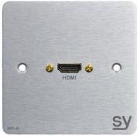 WALL INPUT PLATE, HDMI, 1-GANG SY-WP-H-BA