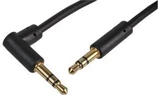 3.5MM 90DEG STEREO JACK LEAD 2M BLK PSG3120-2M