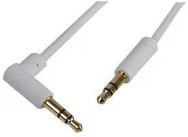 3.5MM 90DEG STEREO JACK LEAD 3M WH PSG3129-3M