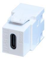 USB ADAPTOR, 3.1 TYPE C RCPT-RCPT, WHITE KCUCCWH