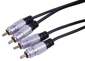 2X PHONO PLUG TO PLUG HQ 5M PSG08854