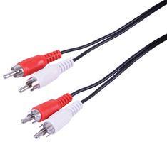 2X PHONO TO 2X PHONO LEAD, 0.5M PSG09060