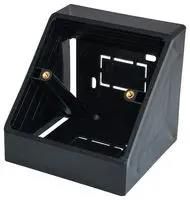 ANGLED BACK BOX, SINGLE GANG, BLACK 3LABK