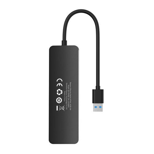 Концентратор USB-A - USB 3.0 4 порта 15 см, черный B0005280B111-00 6932172636517