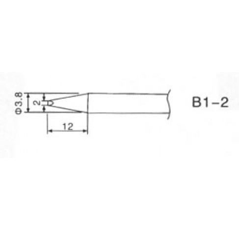 Jootekolvi otsik ø3.8mm, jootekolvile 25, 40W AL/25-40W 5900804007807