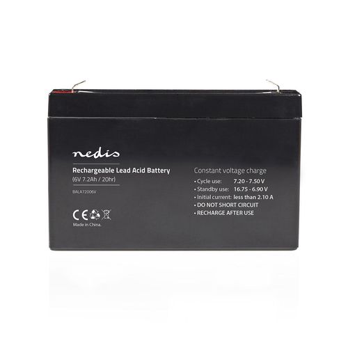 Battery | Lead-Acid | Rechargeable | 6 V | 7200 mAh BALA72006V 5412810284108