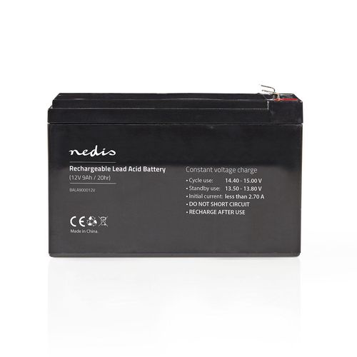 Battery | Lead-Acid | Rechargeable | 12 V | 9000 mAh BALA900012V 5412810284160
