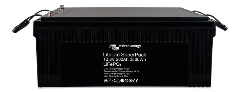 Литиевый SuperPack 12.8V / 200Ah, M8, Victron power BAT512120705 8719076047568