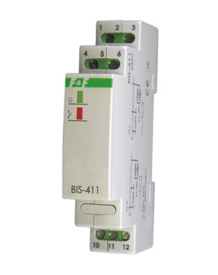 Electronic Bi-stabile pulse relay 10A -20...50°C F&F BIS-411 5908312594017