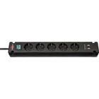 Bremounta 5-way power strip with 2 USB charging sockets Black 3.00 m TYPE F BN-1150660315 4007123657025