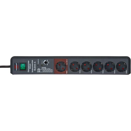 Secure-Tec, 6-way power strip with surge protection and Main-Follow function (3m cable and switch) TYPE F BN-1159490966 4007123611874