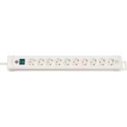 Extension Socket Premium-Line 10-Way 3.00 m White - Protective Contact TYPE F BN-1952200100 4007123624409