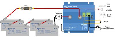 Smart BatteryProtect 48V-100A, мощность Victron BPR110048000 8719076041252