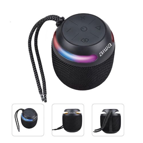Portable Blueooth Speaker 5W RMS with RGB Light, Black BST-100 8435256811049