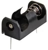 BATTERY HOLDER, 1/2AA, THROUGH HOLE MP000349