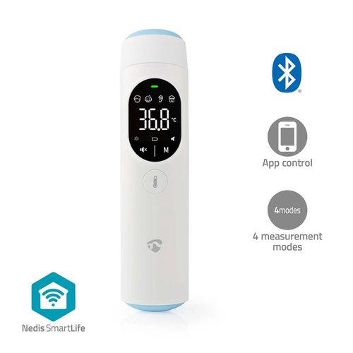 SmartLife Infrared Thermometer | LED Display | Ear / Forehead | White BTHTIR10WT 5412810418398