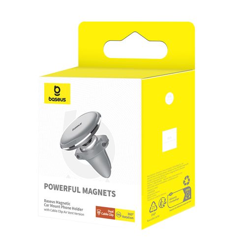 Car Magnetic Mount for Smartphones (Air Outlet Version), Silver C40141201S13-00 6932172648749