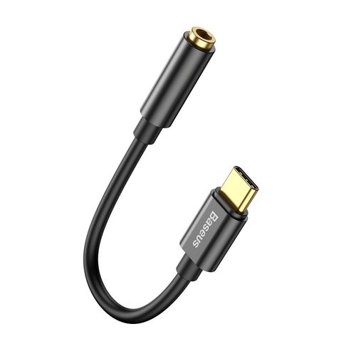 Adapter USB C pistik - 3,5 mm stereo pesa BASEUS CATL54-01 6953156297845