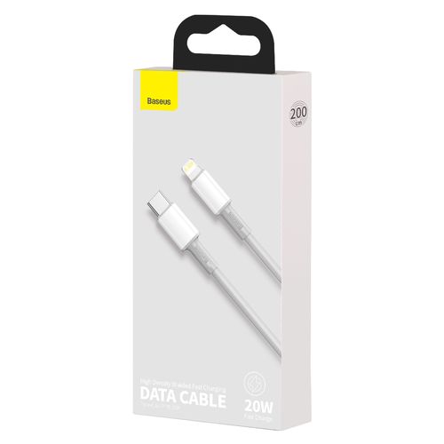 USB Type C kaabel - Lightning Fast Charging PD 20W 2 m valge CATLGD-A02 6953156231955