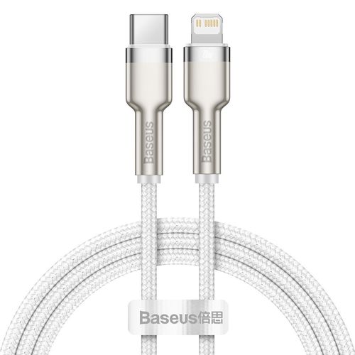 Baseus kaabel USB C-pistik IP-Lightning PD 18W 1m (valge) CATLJK-A02 6953156202078