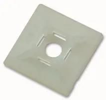 CABLE TIE BASES NATURAL 25X25, PK100 HFC2/4NATURAL