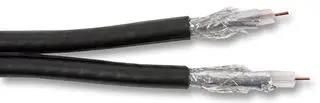 CABLE COAX RG6U TWIN BLACK FF 100M RG6UTWINBLKFF