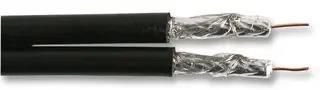 CABLE, RG59U TWIN, BLACK, 100M REEL RG59U TWIN