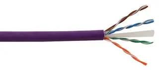 CABLE CAT 6 FTP LSOH PURPLE 305M 6FTPLSOH305