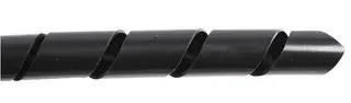 SPIRAL WRAP 8MM BLACK 10M RWSWBLK-08 10M