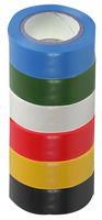 INSULATION TAPE 19MM X 8M PK OF 6 MIXED SH5005-6MPK