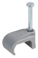 CABLE CLIPS T&E 1-1.5MM GREY 100/PK AFC4