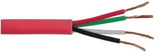 CABLE LOUDSPEAKER 4 X 0.75MM RED 50M 4CSPKCBL0.75RED50M