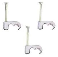 CABLE CLIP, 10MM, POLYETHYLENE, WHITE PELB0633
