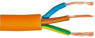 CABLE FLEXIBLE 3183Y 0.75MM ORANGE 25M PELB0855