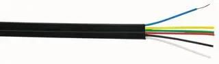 FCC-68 6 CORE BLACK T/PHONE CBL 100M FCC-68 6C BLACK 100M