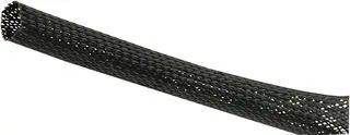 EXPANDABLE BRAIDED SLEEVING BLK 25M PET30 25M BLACK..