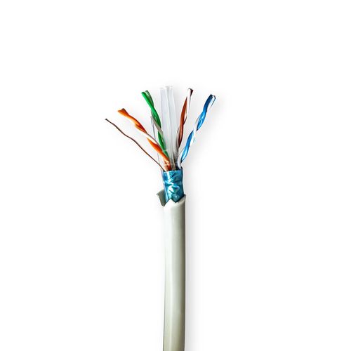 Network Cable Roll | CAT6 | Stranded | F/UTP | Bare Copper | 100.0 m | Indoor | Round | LSZH | Grey | Pull Box CCBG8526GY100 5412810403646