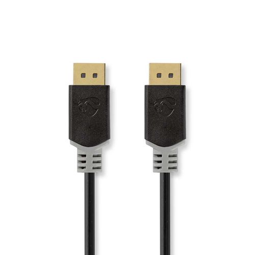 DisplayPort Cable | DisplayPort Male | DisplayPort Male | 4K@60Hz | Gold Plated | 2.00 m | Round | PVC | Anthracite / Grey | Box CCBW37000AT20 5412810263820