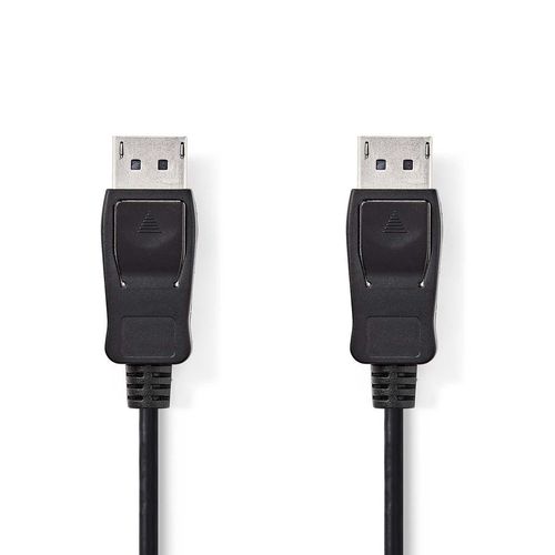 DisplayPort Cable | DisplayPort Male | DisplayPort Male | 4K@60Hz | Nickel Plated | 3.00 m | Round | PVC | Black | Box CCGB37010BK30 5412810288557