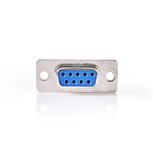 D-Sub Chassis Mount | D-SUB 9-Pin Female | Silver | Box CCGB52801ME 5412810421176