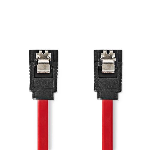 SATA Cable | 3 Gbps | SATA 7-Pin Female | SATA 7-Pin Female | Nickel Plated | 0.50 m | Flat | PVC | Red | Box CCGB73150RD05 5412810422265